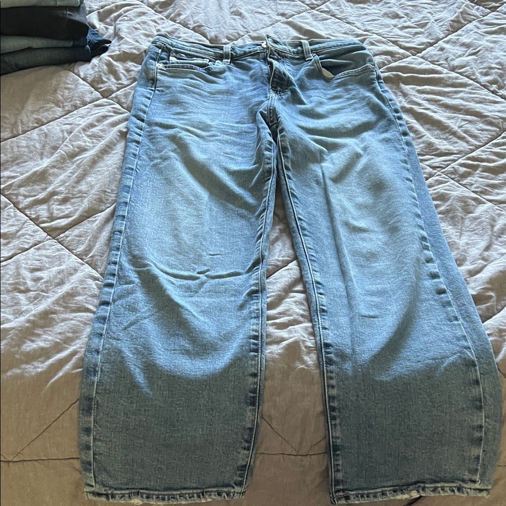 Ag Adriano Goldschmied Light Blue Flare Jeans